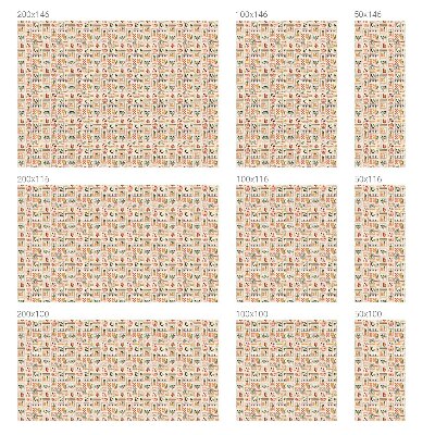 Privacy window film stained glass effect Folkloric patterns