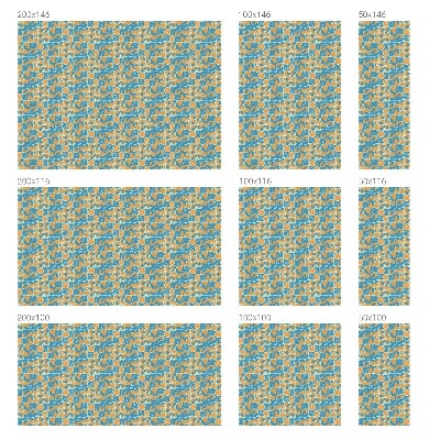 Decorative window film stained glass design Fishy citrus