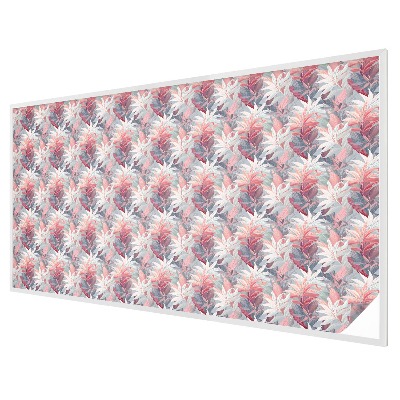 Privacy window film stained glass effect Flower leaves