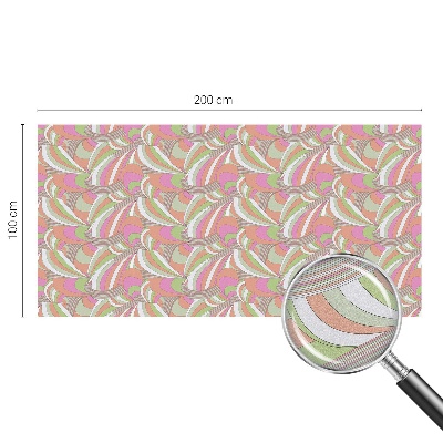 Coloured glass film for windows Colorful zigzag