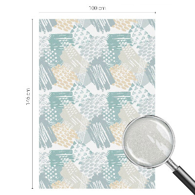 Patterned window film stained glass Abstract mosaic