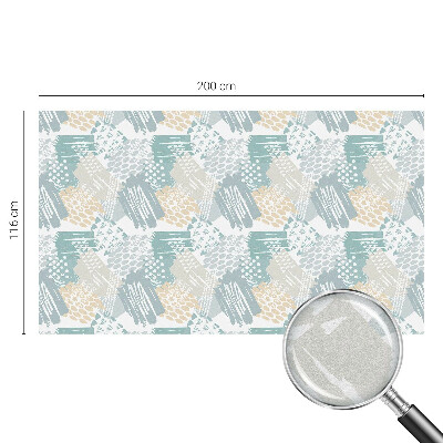 Patterned window film stained glass Abstract mosaic