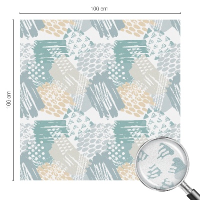 Patterned window film stained glass Abstract mosaic