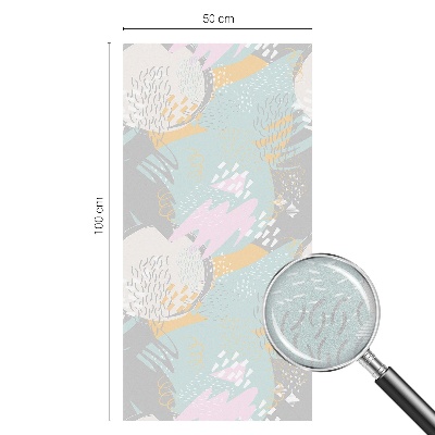 Patterned window film stained glass Abstract harmony