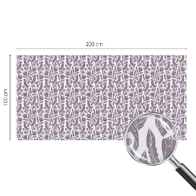 Decorative window film stained glass design Folk motifs