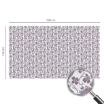 Decorative window film stained glass design Folk motifs