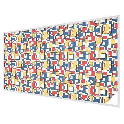 Coloured glass film for windows Geometric shapes