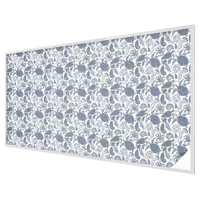 Coloured glass film for windows Ocean life