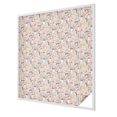 Patterned window film stained glass Forest pattern