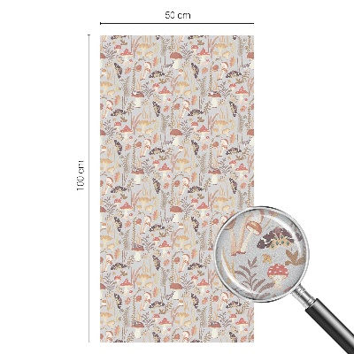 Patterned window film stained glass Forest pattern