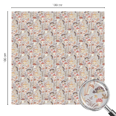 Patterned window film stained glass Forest pattern