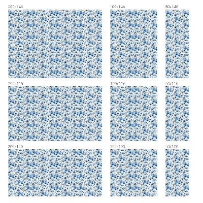 Patterned window film stained glass Watercolor flowers