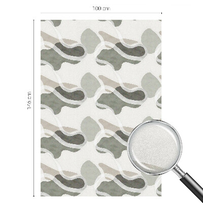 Decorative window film stained glass design Organic pattern