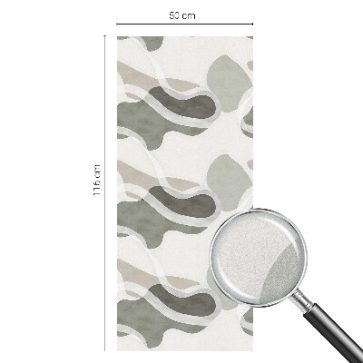 Decorative window film stained glass design Organic pattern