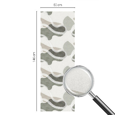 Decorative window film stained glass design Organic pattern