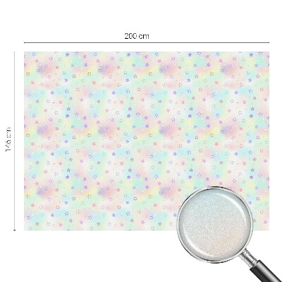 Privacy window film stained glass effect Rainbow patterns