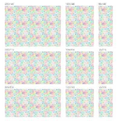 Privacy window film stained glass effect Rainbow patterns