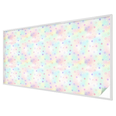 Privacy window film stained glass effect Rainbow patterns