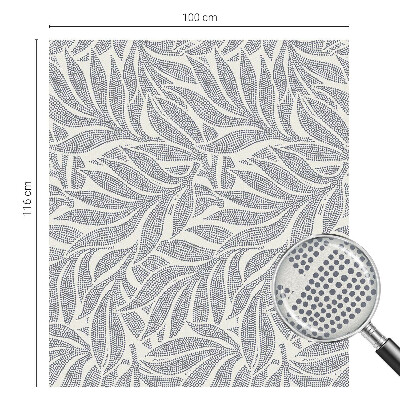 Coloured glass film for windows Leaf drops