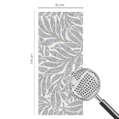 Coloured glass film for windows Leaf drops