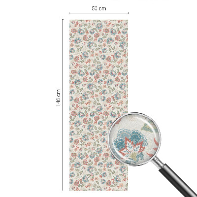 Patterned window film stained glass Floral pattern