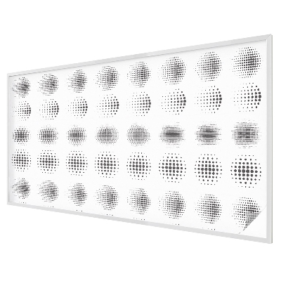 Privacy window film stained glass effect Dotted circles