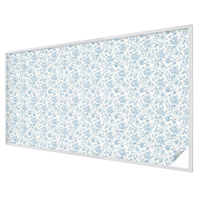 Coloured glass film for windows Floral pattern