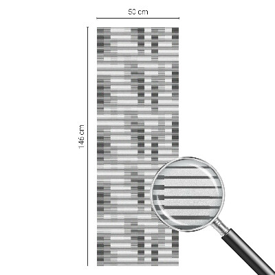 Privacy window film stained glass effect Graphic grid