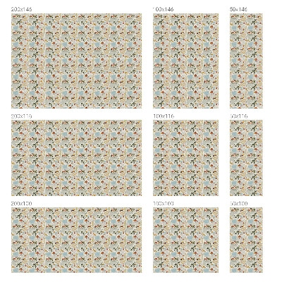 Coloured glass film for windows An idyllic village