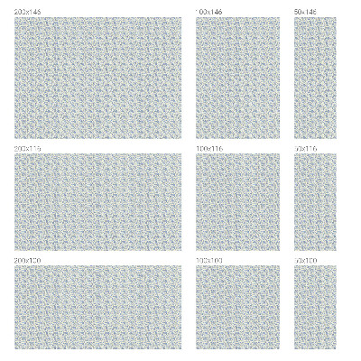 Frosted window film with stained glass pattern Floral pattern