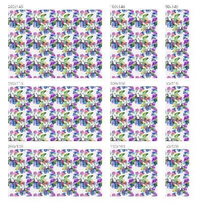 Frosted window film with stained glass pattern Colorful abstraction