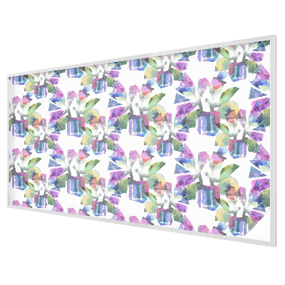 Frosted window film with stained glass pattern Colorful abstraction