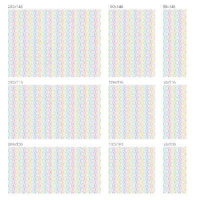 Decorative window film stained glass design Rainbow lines