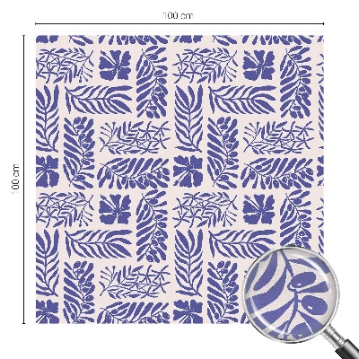 Coloured glass film for windows Plant patterns