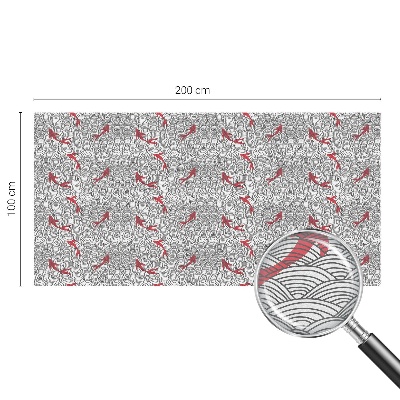 Decorative window film stained glass design Wavy pattern