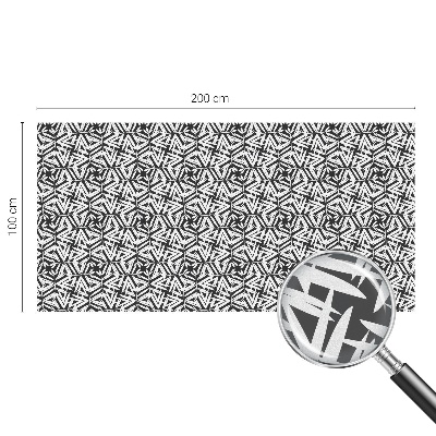 Coloured glass film for windows Geometric leaves