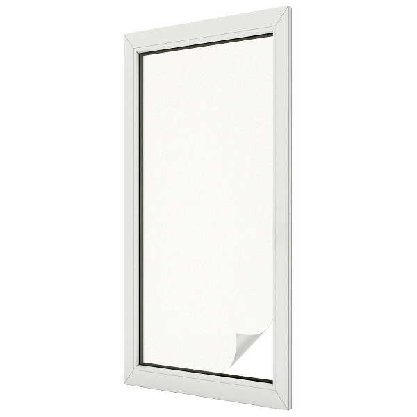 Patterned window film stained glass Delicate white