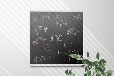 Framed blackboard stylish 50x50