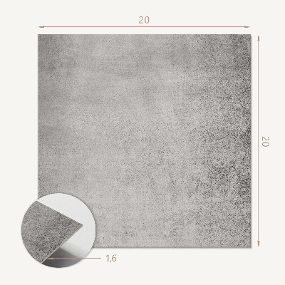 Vinyl tiles Raw concrete pattern