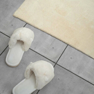 Vinyl tiles Structural concrete surface