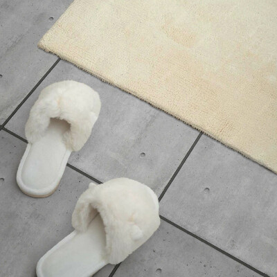 Vinyl tiles Structural concrete surface