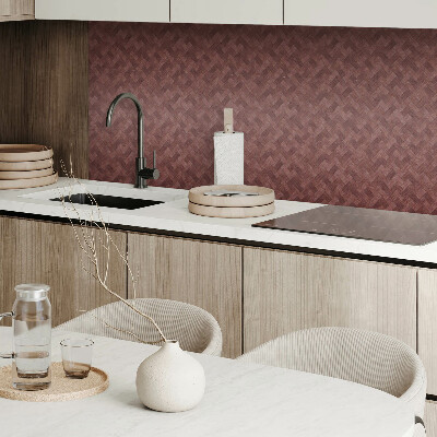Self adhesive vinyl floor tiles Pattern made of natural weaves