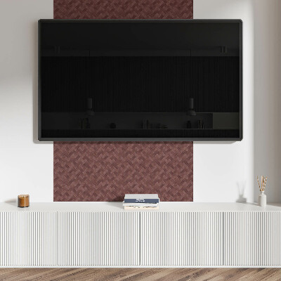 Self adhesive vinyl floor tiles Pattern made of natural weaves