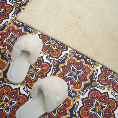 Vinyl tiles Ornaments and flowers in a harmonious combination