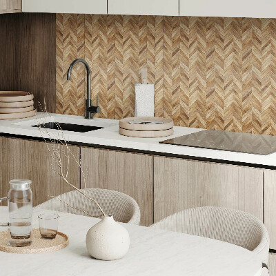 Pvc wall panels Patterned wooden herringbone