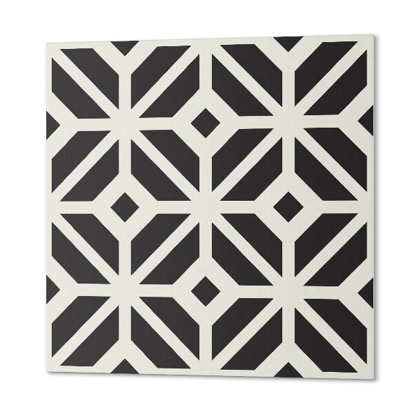 Vinyl tiles Abstract rhombuses in a geometric composition