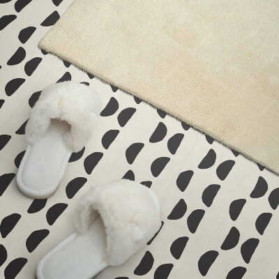 Self adhesive vinyl floor tiles Creative crescent moons in abstract style
