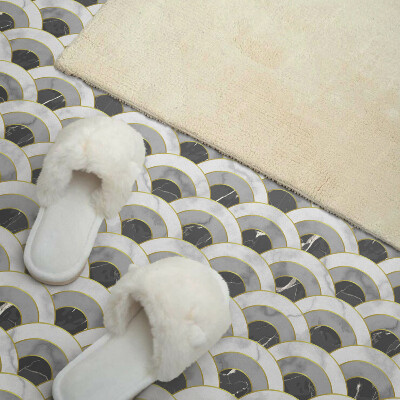 Pvc wall panels Moving arches in a wavy style