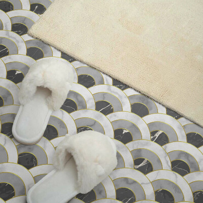 Pvc wall panels Moving arches in a wavy style
