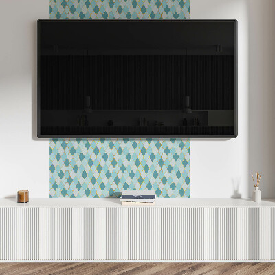 Vinyl tiles Stylish patterns with wavy motifs